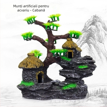 Ornament rockery din rășină pentru acvariu – decor pentru acvariu (Material: rășină; Categorie: Rockery; Utilizare: decor acvariu)