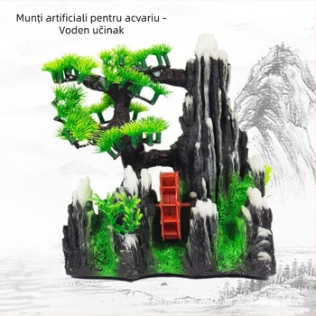Ornament rockery din rășină pentru acvariu – decor pentru acvariu (Material: rășină; Categorie: Rockery; Utilizare: decor acvariu)