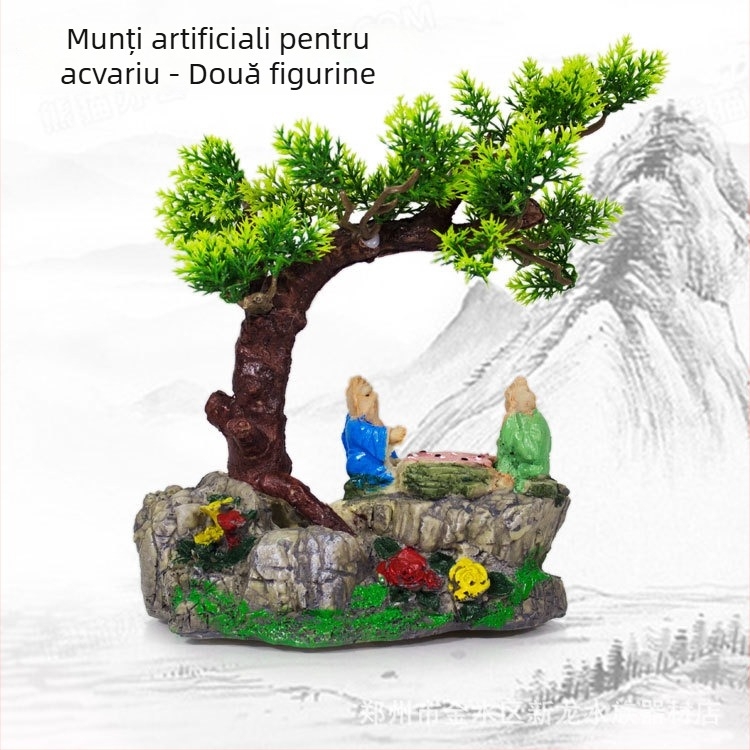 Ornament rockery din rășină pentru acvariu – decor pentru acvariu (Material: rășină; Categorie: Rockery; Utilizare: decor acvariu)