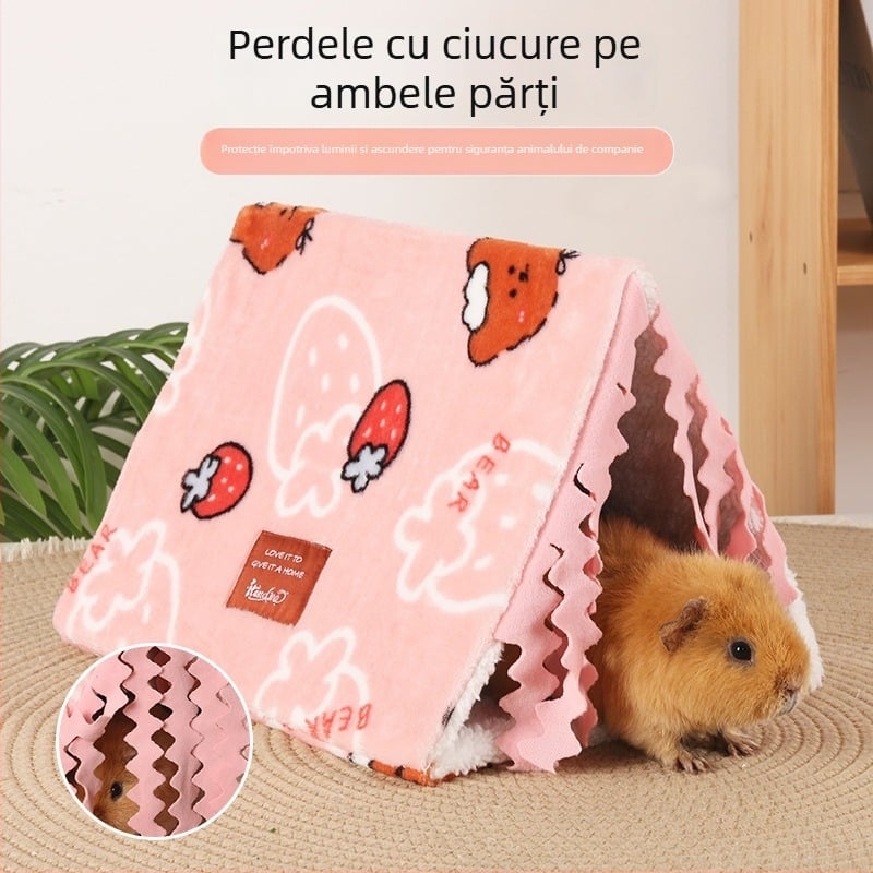 Cuib pentru animale de companie – tunel de dormit din flanel, cald, de Mr. du