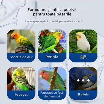 Supliment electrolit pentru papagali cu probiotice - Lichid, Brand Puno