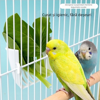 Set accesorii pentru păsări: cutii de hrană din plastic și cuști de cuib pentru păsări mici; brand Altul; fără import