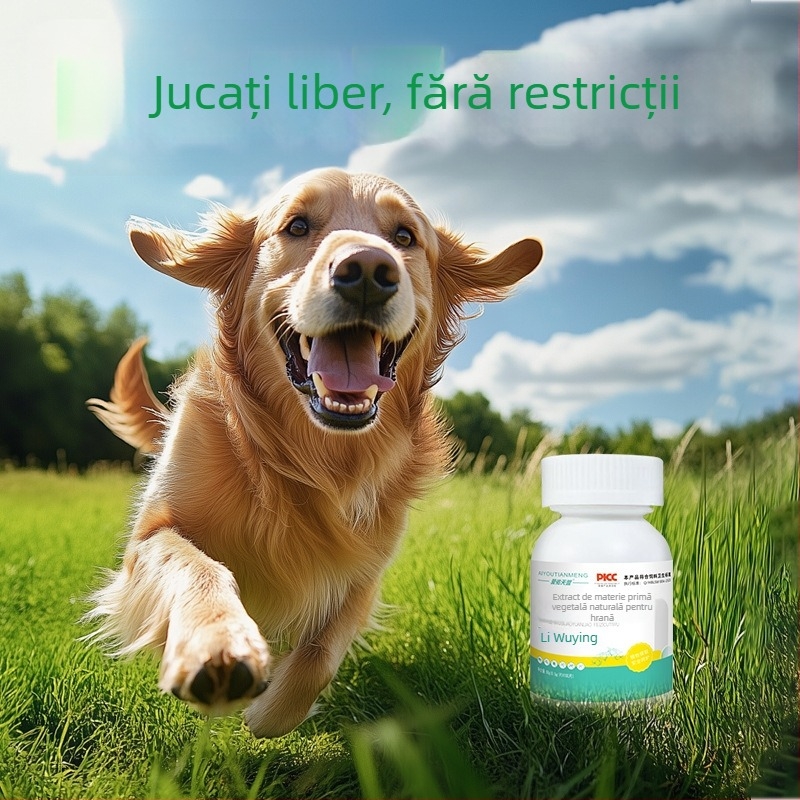 Tablete pentru deparazitare internă a pisicilor și câinilor, extract pur din plante, cu bună palatabilitate, 100 tablete (120 g)