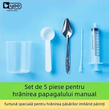 yee Siringă de hrănire pentru papagali, din plastic, pentru păsări tinere