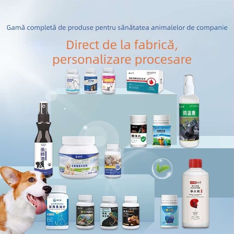 Xin Daming Suplimente pentru sănătatea animalelor – Tablete neurotropice pentru susținerea nervilor și întărirea organismului, pentru pisici și câini, 50 g