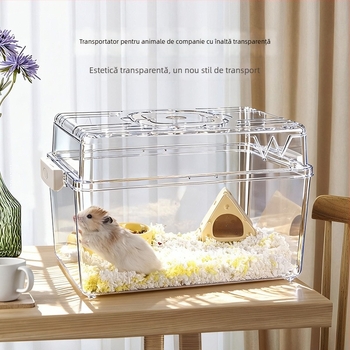 Cușcă multifuncțională pentru hamster cu Bear Villa transparent HD — Brand: Running around; marcă privată autorizată: Da; import: Nu