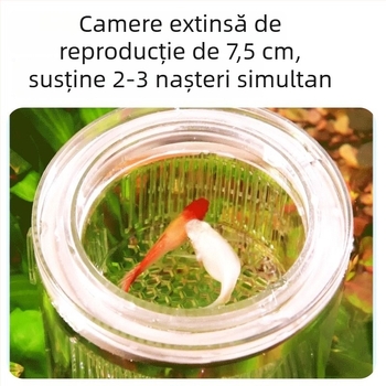 Cutie incubator pentru guppy – acrilic, pentru clocire a peștilor mici, echipament de acvariu, Yee