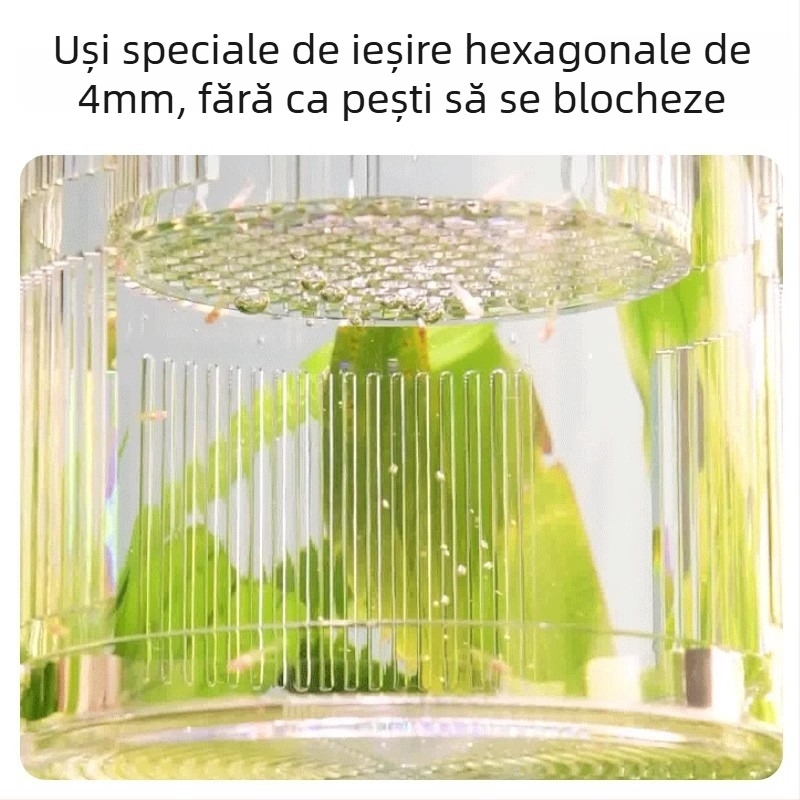 Cutie incubator pentru guppy – acrilic, pentru clocire a peștilor mici, echipament de acvariu, Yee