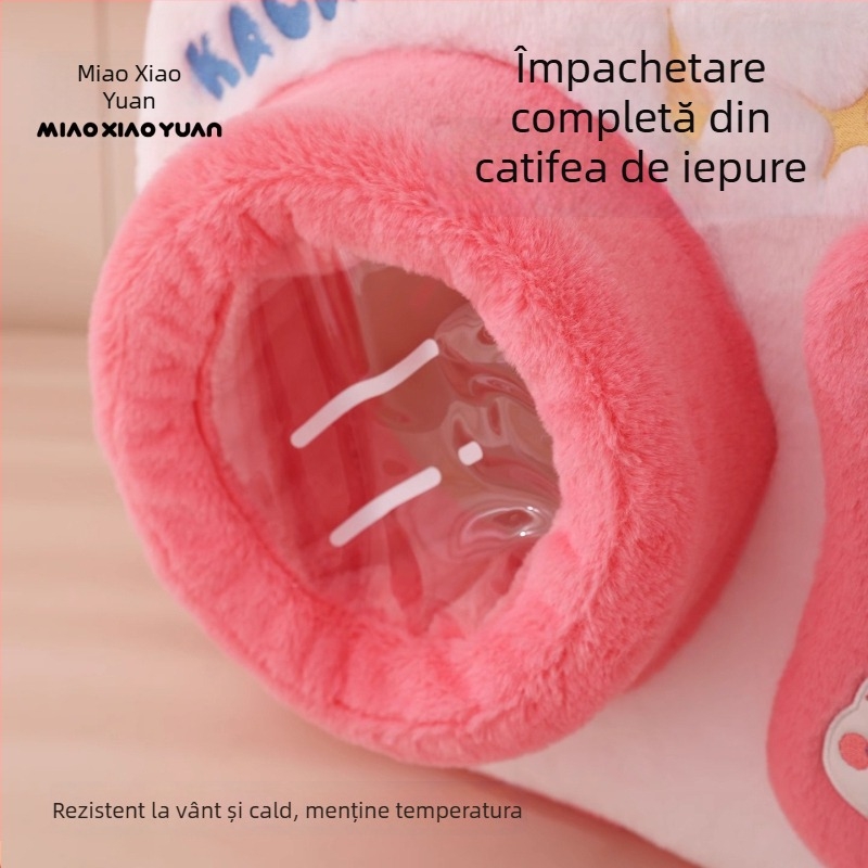 Cuib de pisică cu design închis — Material: catifea de iepure, burete, inel din oțel; Potrivit pentru: pisici; Categoria: cuiburi și cuști pentru animale de companie
