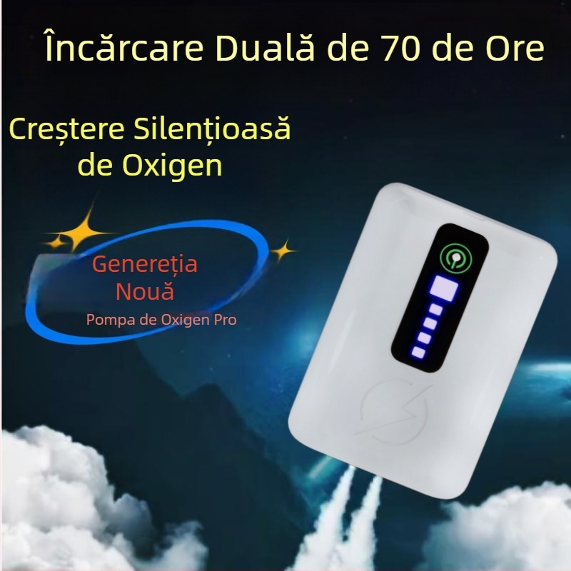 Pompa de oxigen USB pentru acvariu – baterie reîncărcabilă Li-ion, utilizare dublă pentru pescuit și activități în aer liber