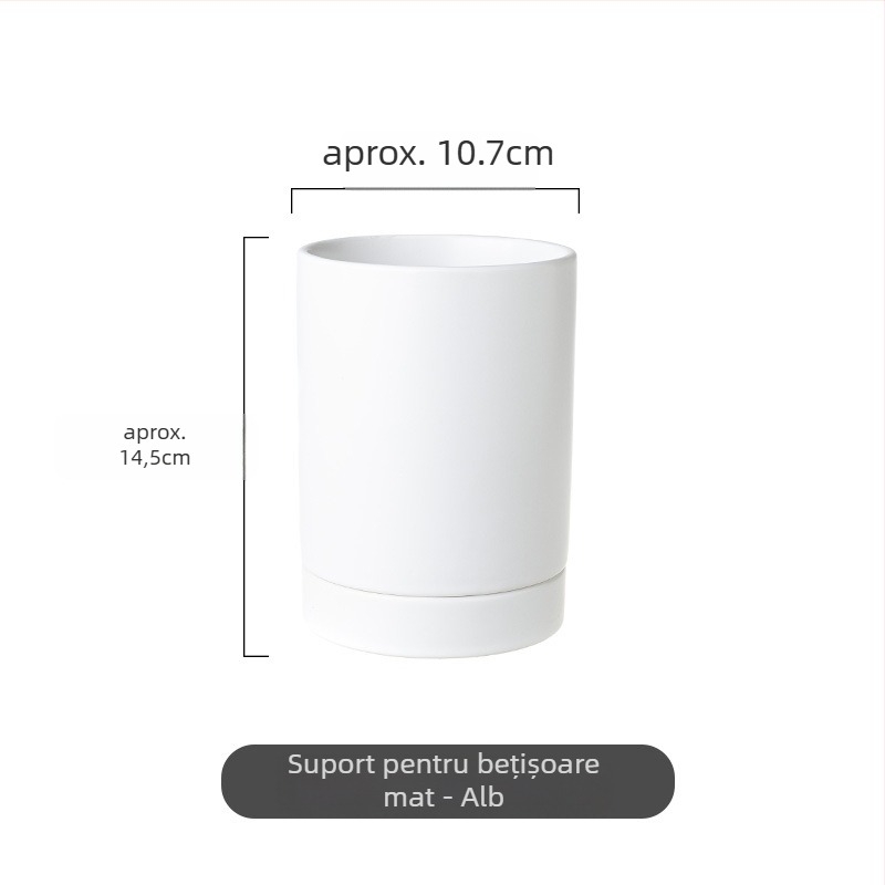 Raft Nordic din ceramic pentru bețișoare, anti mucegai, cu drenaj; brand Boya Yu; personalizare disponibilă; imprimare logo disponibilă