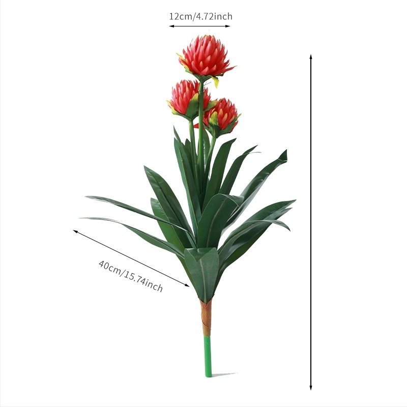 Bonsai artificial în ghiveci cu aspect de ananas — Xin chengzhi, material plastic, producție: Styling, varietate 40224727108, pentru nunți, exterior, recuzită de fotografie, decor de casă