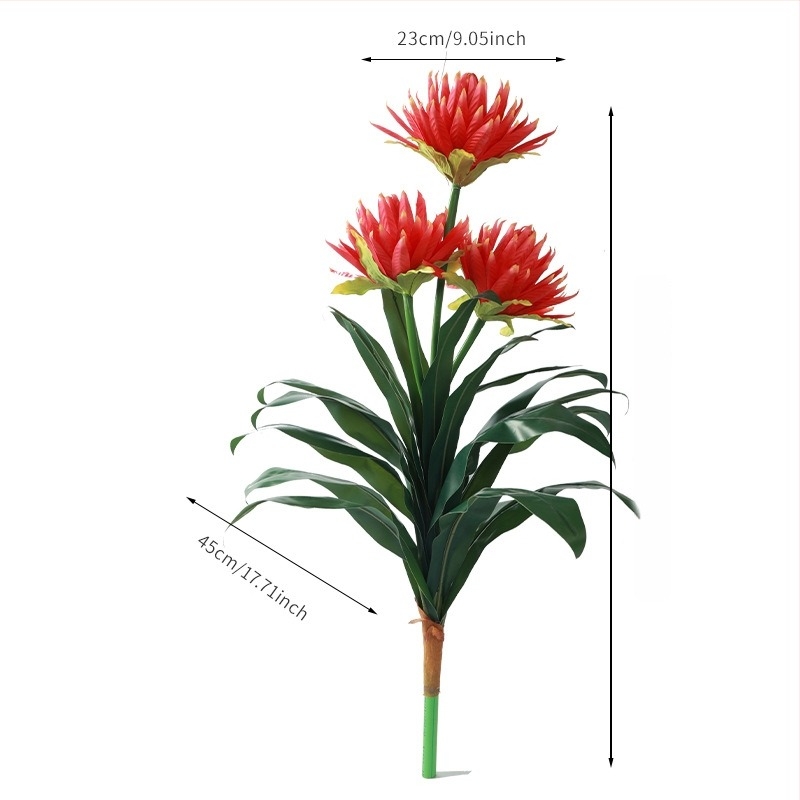 Bonsai artificial în ghiveci cu aspect de ananas — Xin chengzhi, material plastic, producție: Styling, varietate 40224727108, pentru nunți, exterior, recuzită de fotografie, decor de casă