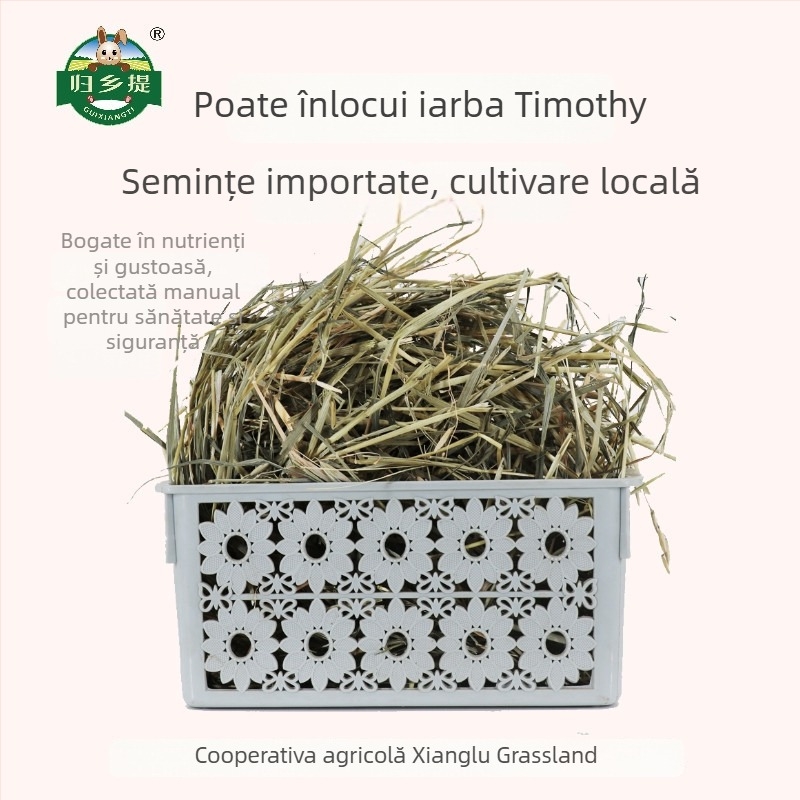 Homecoming hrană uscată pentru iepuri și chinchile – fân de grâu, 500 g, pungă Ziplock, uscat