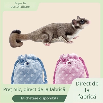 Geantă de călătorie pentru Sugar Glider și Hamster – Bean fleece, Păstrarea căldurii, Origine Shandong
