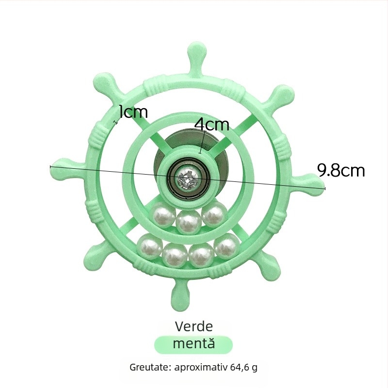 Jucărie pentru papagal cu platou rotativ — plastic, brand Hua Baishi, pentru papagali