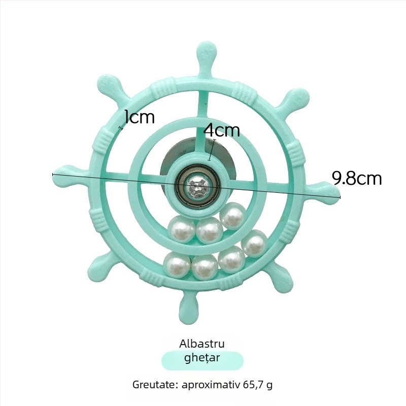 Jucărie pentru papagal cu platou rotativ — plastic, brand Hua Baishi, pentru papagali