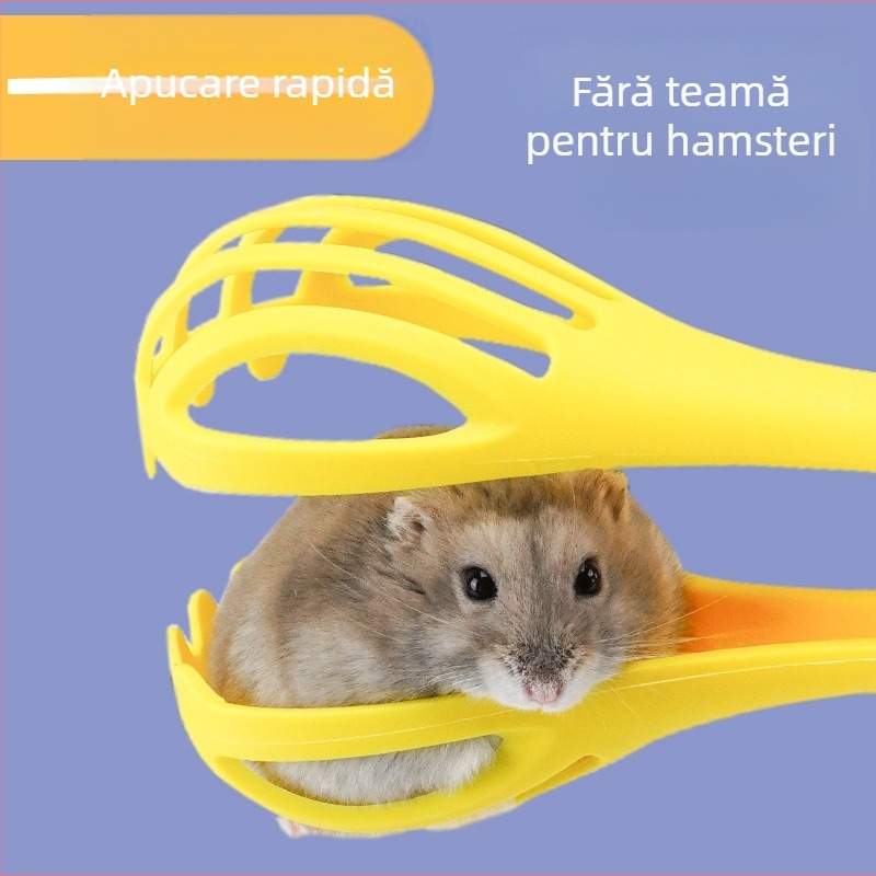 Jucărie interactivă capcană pentru hamster, material PP, destinată hamsterilor și hamsterului sirian