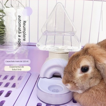 Kano Sistem Suspendat de Alimentare cu Apă Automată și Bol de Apă pentru Iepuri și Porcușori de Guinea (ABS/PET, fără import)