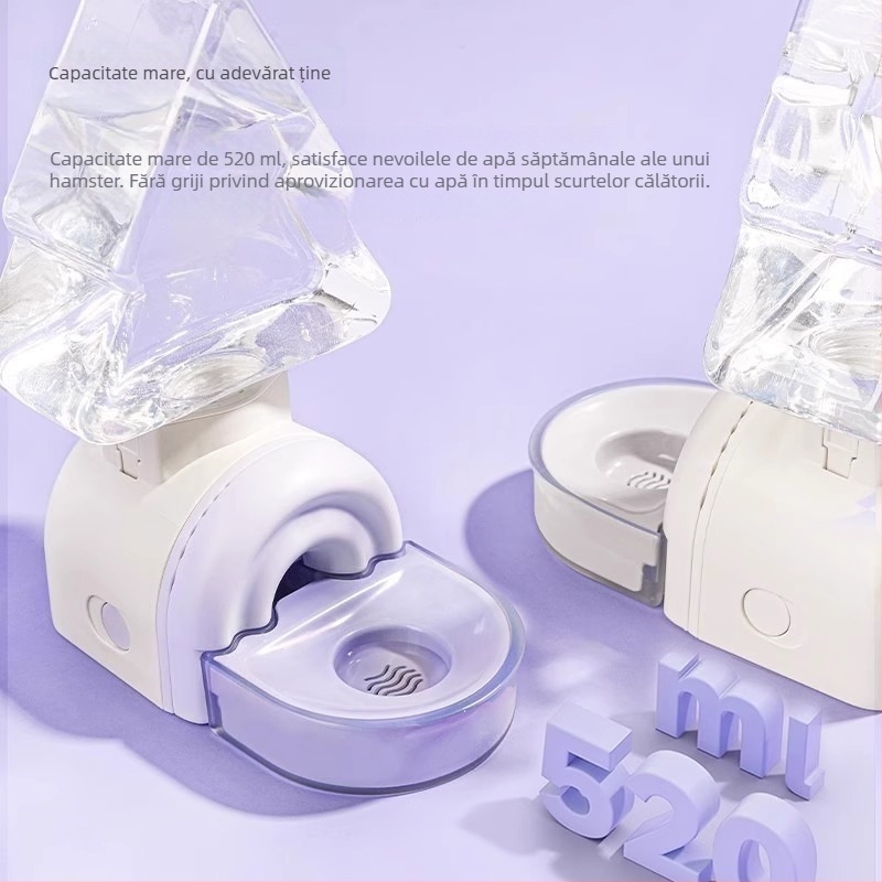 Kano Sistem Suspendat de Alimentare cu Apă Automată și Bol de Apă pentru Iepuri și Porcușori de Guinea (ABS/PET, fără import)