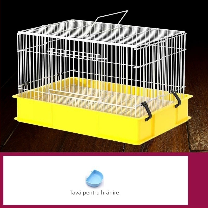 Cușcă pentru iepuri, utilizare casnică, protecție la stropire, construcție întărită pentru iepuri și purcei de Guinea (Material: plastic; Brand: GUOJJ; Categoria produsului: cușcă pentru animale de companie)