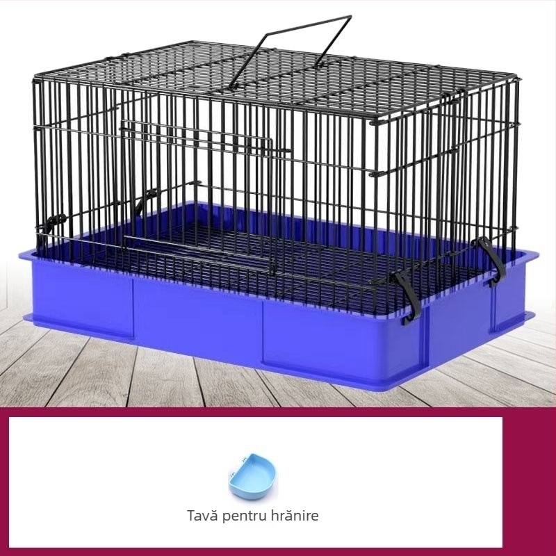 Cușcă pentru iepuri, utilizare casnică, protecție la stropire, construcție întărită pentru iepuri și purcei de Guinea (Material: plastic; Brand: GUOJJ; Categoria produsului: cușcă pentru animale de companie)