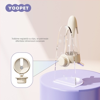 Butoan montat pe perete pentru hamster, distribuitor dublu de apă – Demon pet notes