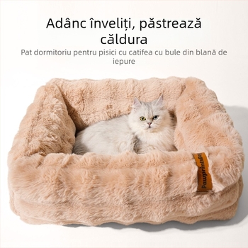 Cuib de pisică din bubble velvet și PP bumbac, marca Meow le fang, origine Jiangsu, pentru pisici