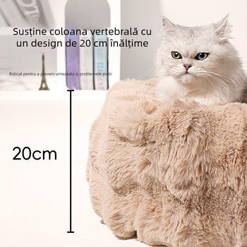 Cuib de pisică din bubble velvet și PP bumbac, marca Meow le fang, origine Jiangsu, pentru pisici