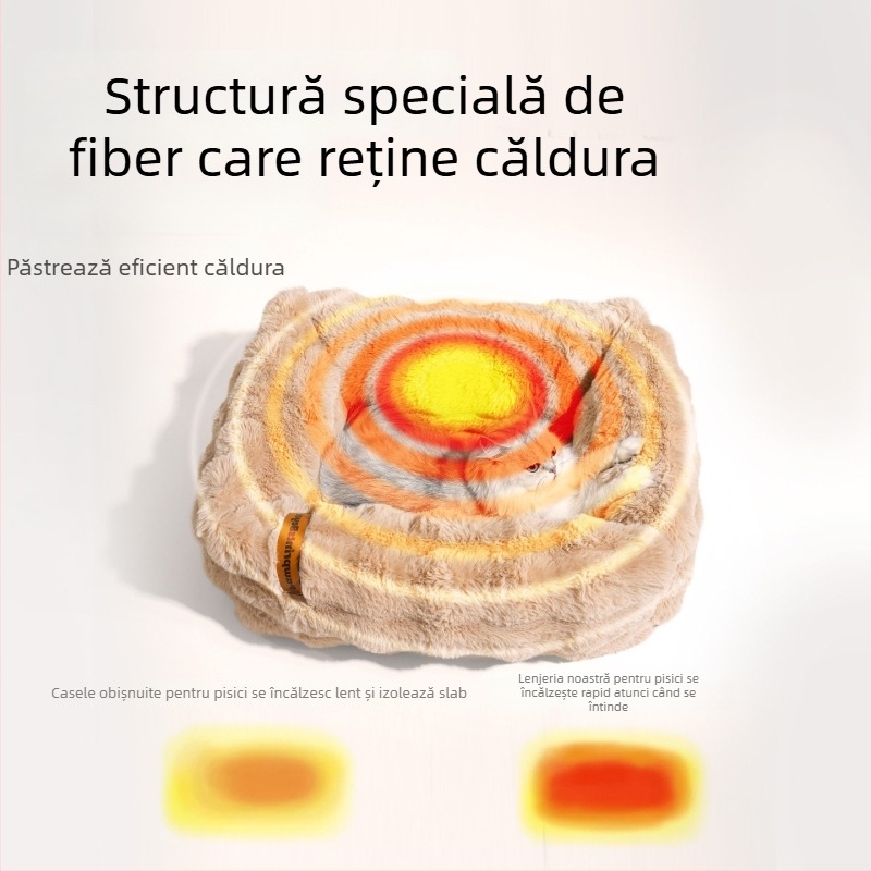 Cuib de pisică din bubble velvet și PP bumbac, marca Meow le fang, origine Jiangsu, pentru pisici