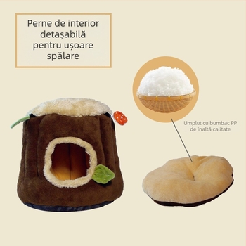 Cușcă pentru pisici din material textil — cuib și cușcă, marcă privată