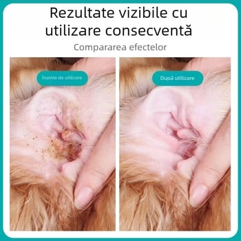 Schrijer Șervețe cu degete pentru urechi de animale de companie – Material nețesut, Curățare urechi, Utilizare generală