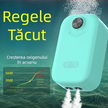 Pompă de oxigen pentru acvariu — funcționare silențioasă, Brand Yinas, greutate 176–706 g