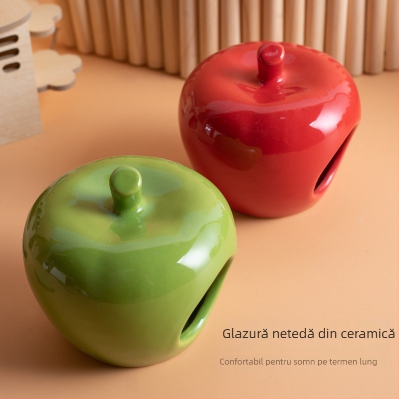 Cuib ceramic pentru hamster – pentru toate anotimpurile, vilă de lux; Material: ceramică; Origine: Chaozhou, Guangdong; Brand: Shuo ni; Animale: hamster