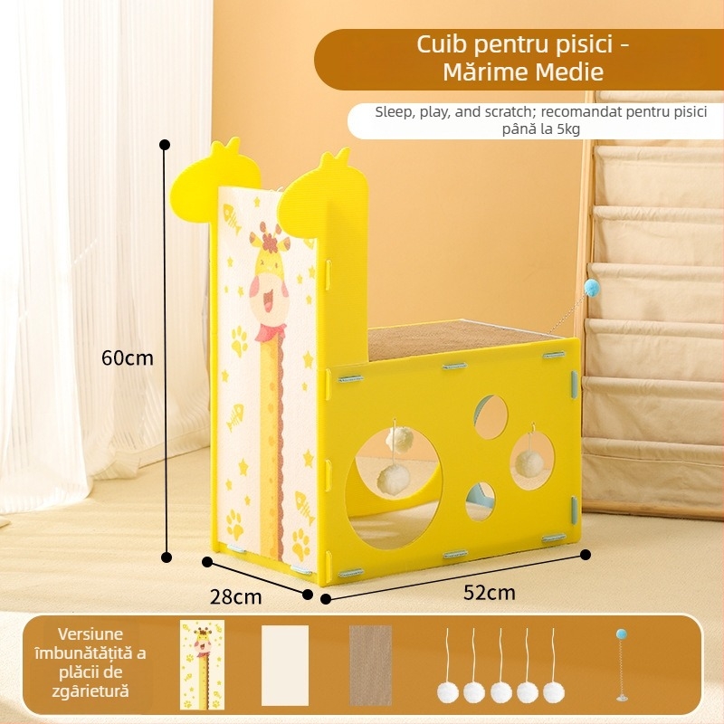 Cuib pentru pisici Wheat zaizai – plastic, pentru pisici