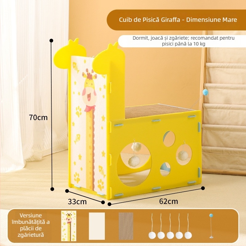 Cuib pentru pisici Wheat zaizai – plastic, pentru pisici