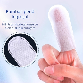 Șervețele umede pentru curățarea urechilor la animale de companie (câini și pisici) – elimină cerumen, țesătură nețesută