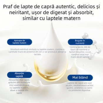 Praf de lapte de capră pentru pisici — Xin Daming, pentru toate etapele vieții, 50 g, cutie 500, Produs pentru sănătatea animalelor de companie