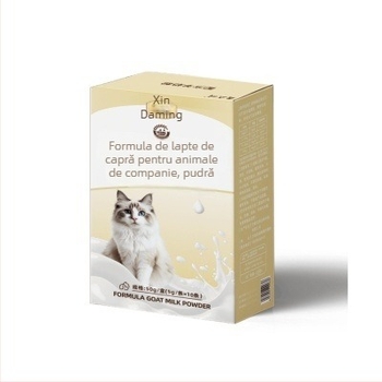 Praf de lapte de capră pentru pisici — Xin Daming, pentru toate etapele vieții, 50 g, cutie 500, Produs pentru sănătatea animalelor de companie