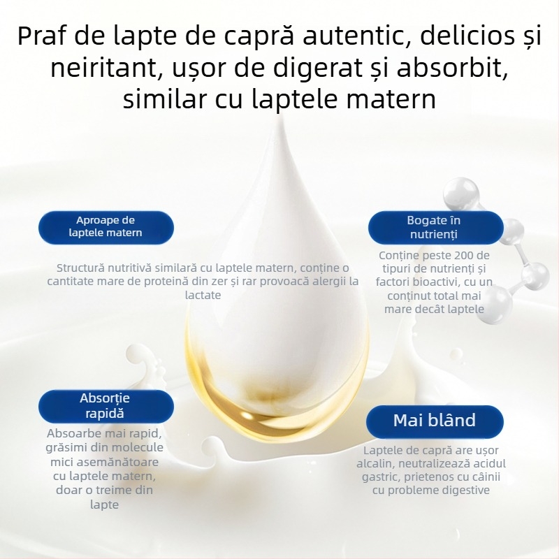 Praf de lapte de capră pentru pisici — Xin Daming, pentru toate etapele vieții, 50 g, cutie 500, Produs pentru sănătatea animalelor de companie