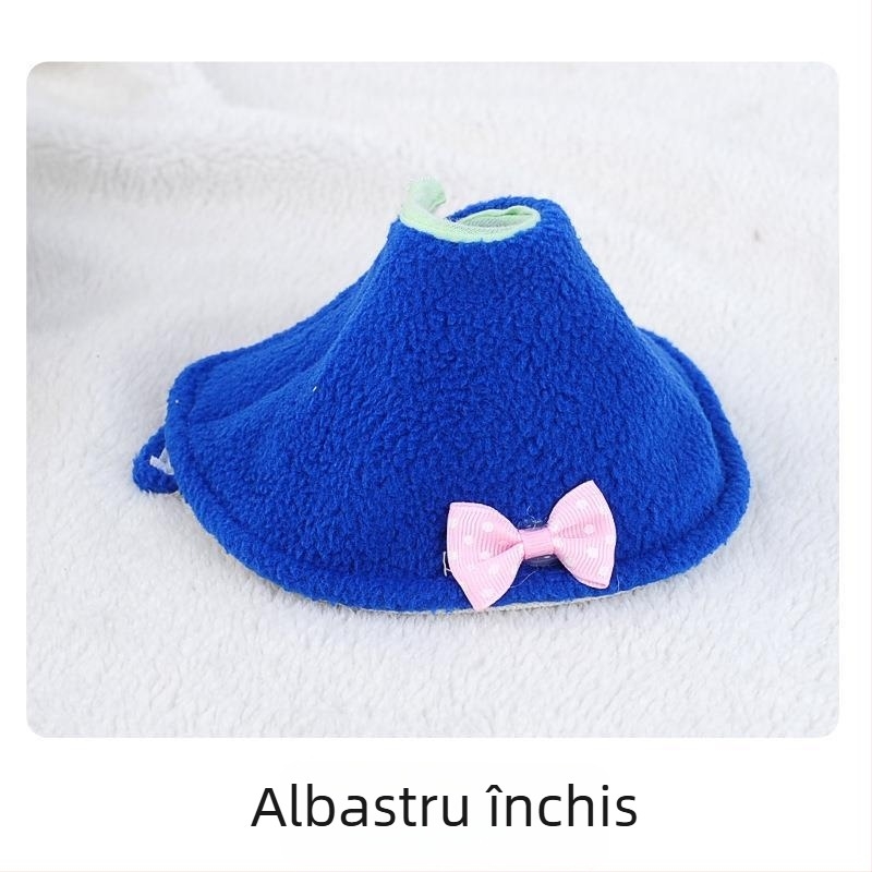 Colan de protecție pentru papagali - anti mușcături și anti ciocănire, polar fleece + bumbac și in, origine Zhejiang, pentru papagal