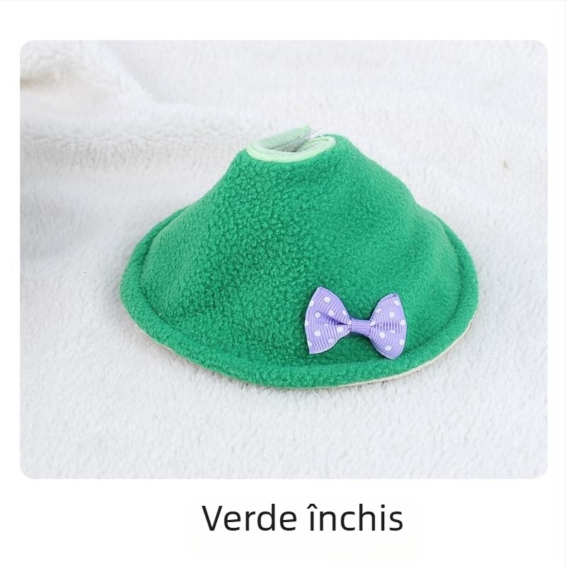 Colan de protecție pentru papagali - anti mușcături și anti ciocănire, polar fleece + bumbac și in, origine Zhejiang, pentru papagal