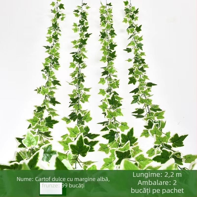 Verdea artificială: frunze pothos, rattan și Turtle Back pentru decor de perete; Material: plastic; Procese: șablonare, relief, turnare prin injecție; Utilizare: nunți, exterior, recuzită fotografică, decor de casă