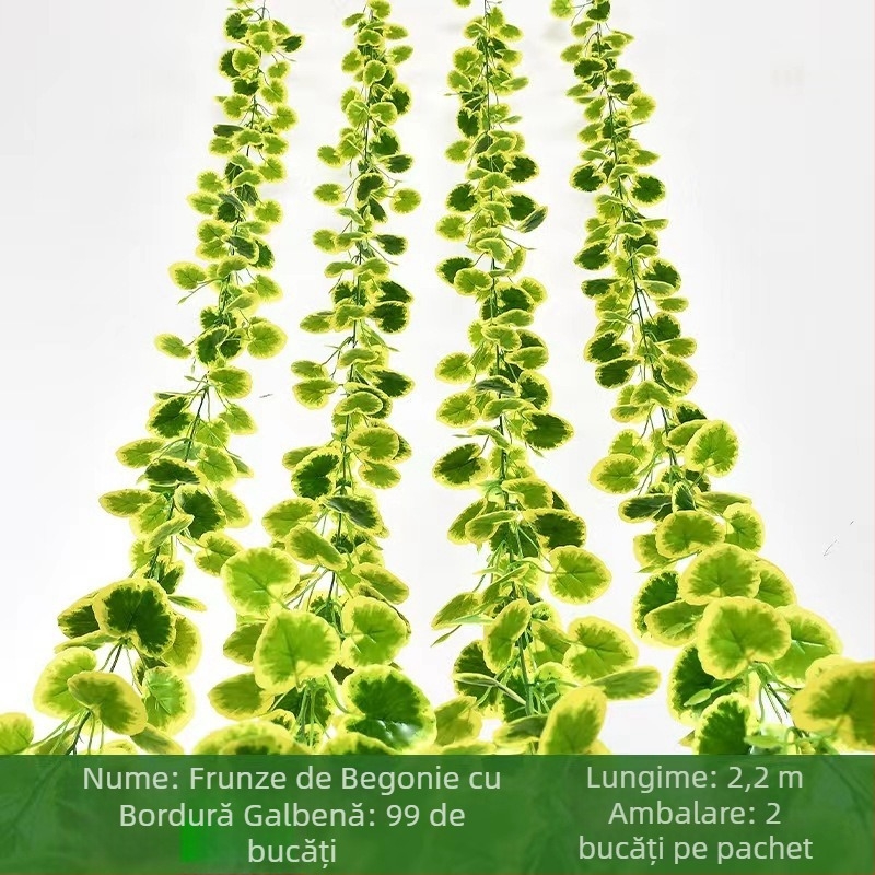 Verdea artificială: frunze pothos, rattan și Turtle Back pentru decor de perete; Material: plastic; Procese: șablonare, relief, turnare prin injecție; Utilizare: nunți, exterior, recuzită fotografică, decor de casă