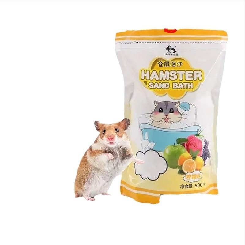 Jiexi nisip de baie pentru hamster – îngrijire a blănii, curățare părului, pentru hamster, Origine: Altă