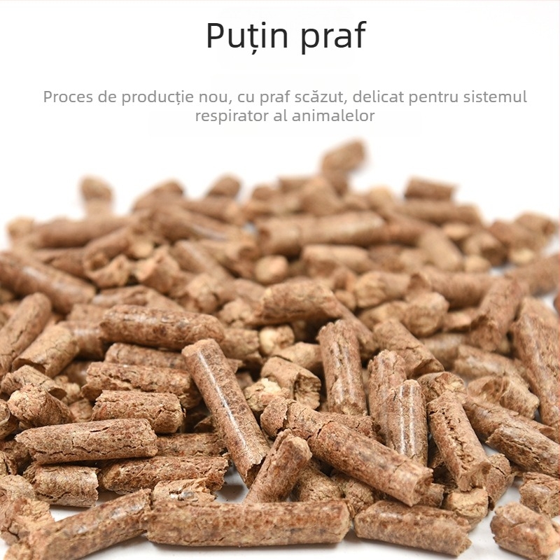 Litter pentru animale de companie din peleți de pin cu cărbune activ, deodorant și absorbant de umiditate, vrac