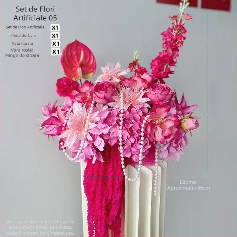 Fundal pentru camera de nuntă – atmosferă romantică, decorațiuni cu panglici, material plastic, potrivit pentru nunți