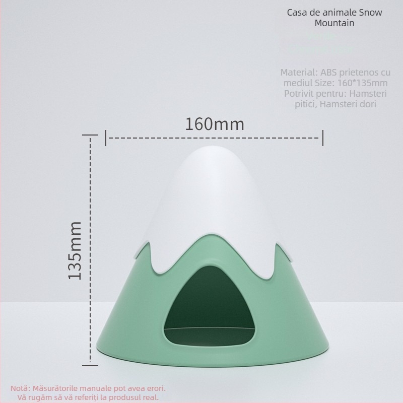 Demon Pet Cuib pentru hamster — Casă din plastic, All-Season, Decorativ pentru hamster