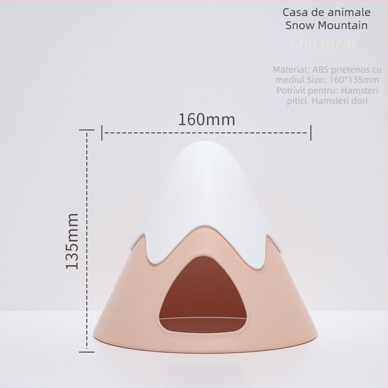 Demon Pet Cuib pentru hamster — Casă din plastic, All-Season, Decorativ pentru hamster