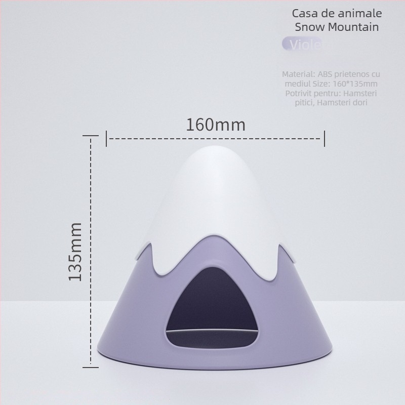 Demon Pet Cuib pentru hamster — Casă din plastic, All-Season, Decorativ pentru hamster